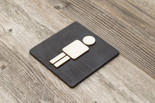 Załaduj obraz do przeglądarki galerii, Men Restroom Door Sign