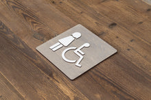 Load image into Gallery viewer, Women & Handicapped Restroom Door Sign