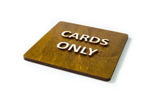 Załaduj obraz do przeglądarki galerii, Cards Only, No Cash sign