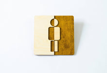 Załaduj obraz do przeglądarki galerii, Men Toilet Door Sign