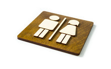 Załaduj obraz do przeglądarki galerii, Unisex Toilet Door Sign