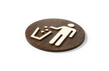 Załaduj obraz do przeglądarki galerii, Trash Bin, Garbage Door Sign