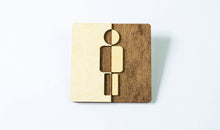 Załaduj obraz do przeglądarki galerii, Men Toilet Door Sign