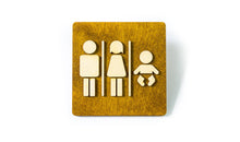 Załaduj obraz do przeglądarki galerii, Unisex & Nursery Toilet Door Sign