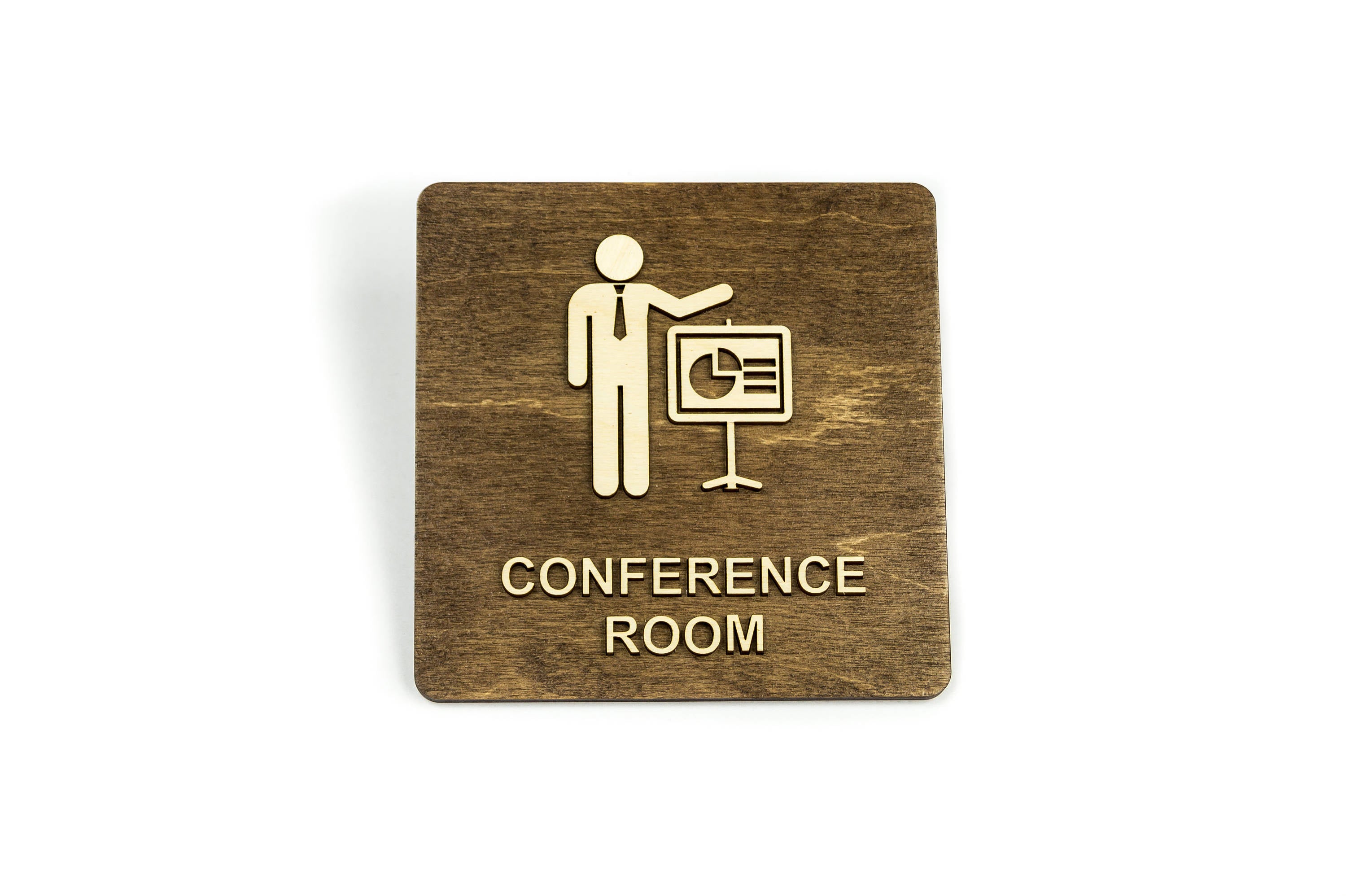 Conference Room Sign – woodendoorsign.com by Etch.pl, image size:3000x1997
