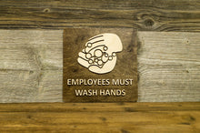 Load image into Gallery viewer, Employees Must Wash Hands Sign