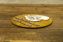 Załaduj obraz do przeglądarki galerii, Employees Must Wash Hands Sign