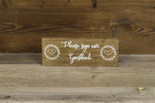 Załaduj obraz do przeglądarki galerii, Please Sign our Guestbook Freestanding Sign