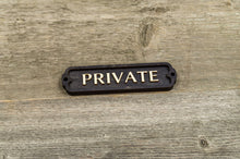 Load image into Gallery viewer, Private Door Sign