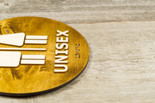 Załaduj obraz do przeglądarki galerii, Unisex, Men and Women Toilet Door Sign With Braille Dots