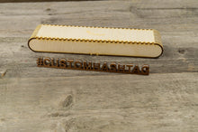 Load image into Gallery viewer, Custom Hashtag Desk Sign. Freestanding personalized desk decoration.