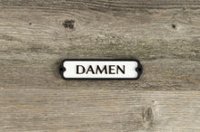 Load image into Gallery viewer, Damen Restroom Door Sign