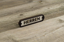 Load image into Gallery viewer, Herren-Men Restroom Door Sign