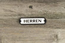 Load image into Gallery viewer, Herren-Men Restroom Door Sign