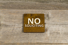 Załaduj obraz do przeglądarki galerii, No Soliciting Sign