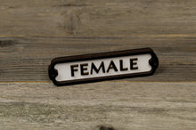 Load image into Gallery viewer, Female Restroom Door Sign