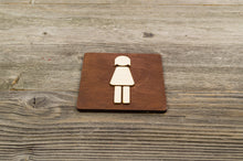 Załaduj obraz do przeglądarki galerii, Women Restroom Door Sign