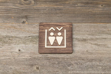 Załaduj obraz do przeglądarki galerii, Elevator wooden door or wall sign