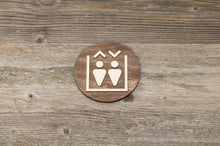 Załaduj obraz do przeglądarki galerii, Round Elevator sign. Lift plate.