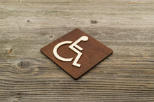 Załaduj obraz do przeglądarki galerii, Handicapped Restroom Door Sign