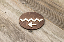 Załaduj obraz do przeglądarki galerii, Round Staircase downsign. Stairway plate.