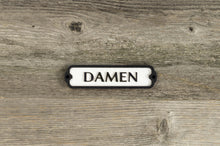 Load image into Gallery viewer, Damen Restroom Door Sign