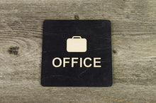 Załaduj obraz do przeglądarki galerii, Office Wooden Door Sign