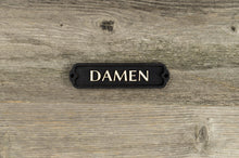 Load image into Gallery viewer, Damen Restroom Door Sign