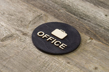 Załaduj obraz do przeglądarki galerii, Office Wooden Door Sign