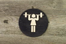 Load image into Gallery viewer, Women Gym Changing Room Sign.