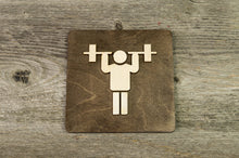 Załaduj obraz do przeglądarki galerii, Men Changing Room Wooden Sign