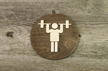 Load image into Gallery viewer, Men Changing Room Wooden Sign