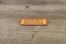 Load image into Gallery viewer, Any Text, Custom Door Sign. 12 inch wide. Retro Style. Covered with powdered brass.