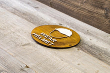 Załaduj obraz do przeglądarki galerii, Wear Safety Helmet. Protect your head sign.