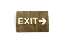 Load image into Gallery viewer, Exit Directional Sign
