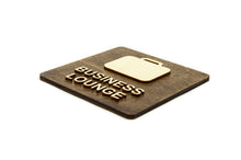 Load image into Gallery viewer, Business Lounge Door Sign, Executive Lounge
