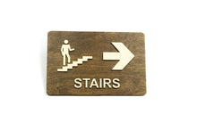 Load image into Gallery viewer, Stairs Sign, Staircase Direction
