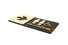 Load image into Gallery viewer, Unisex and Disabled Toilet Door Sign.

