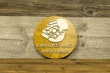 Załaduj obraz do przeglądarki galerii, Employees Must Wash Hands Sign
