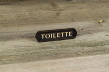Załaduj obraz do przeglądarki galerii, Toilette door sign
