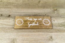 Load image into Gallery viewer, Please Sign our Guestbook Freestanding Sign
