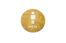Załaduj obraz do przeglądarki galerii, Men Toilet Door Sign With Braille Dots
