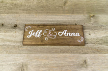 Load image into Gallery viewer, Newlywed Names Sign, Mr and Mrs Sign
