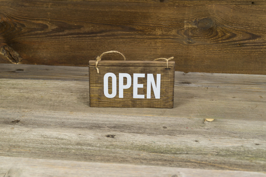 Open/Closed Sign, Freestanding or Hanging