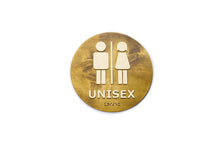 Załaduj obraz do przeglądarki galerii, Unisex, Men and Women Toilet Door Sign With Braille Dots
