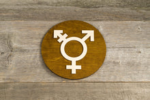 Załaduj obraz do przeglądarki galerii, All Gender Toilet Door Sign. Gender Neutral Bathroom Sign
