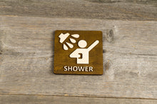 Load image into Gallery viewer, Shower Door Sign

