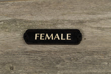 Load image into Gallery viewer, Female Restroom Door Sign
