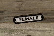 Load image into Gallery viewer, Female Restroom Door Sign
