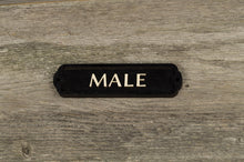 Load image into Gallery viewer, Male Restroom Door Sign
